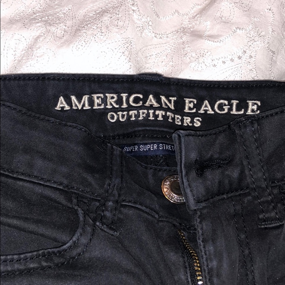 Black American eagle jean
